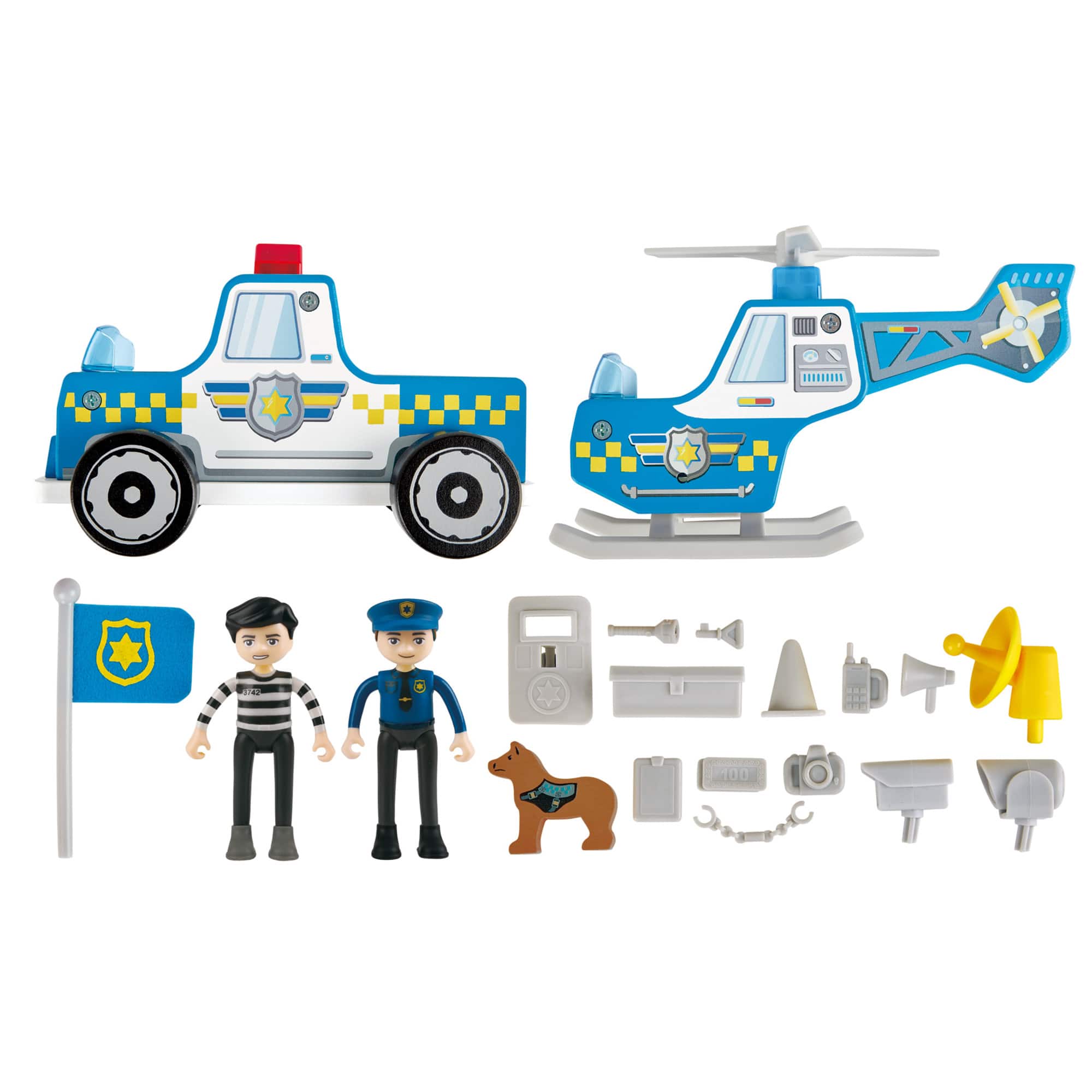 Hape Metro Police Department Lights & Sounds Playset